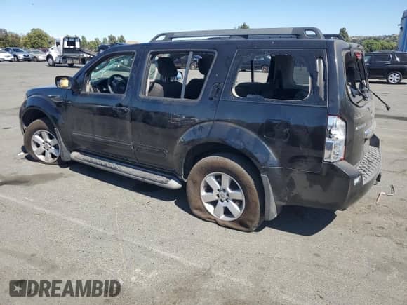 2010 Nissan Pathfinder SE with VIN 5N1AR1NBXAC628993, listed as a Copart auction lot 64094665 with Not provided miles and Salvage title. Bid and sale history available at DreamBid. Image 2.