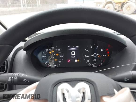 2023 Ram ProMaster Cargo with VIN 3C6LRVBG1PE599526, listed as a IAAI auction lot 41910156 with 1,504 mi miles and . Bid and sale history available at DreamBid. Image 7.