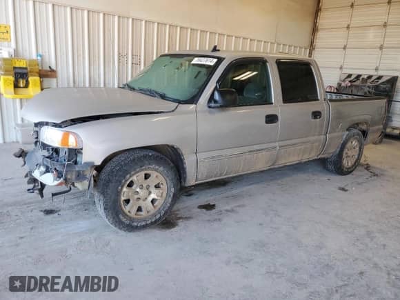 2007 GMC Sierra 1500 SLE1 with VIN 2GTEC13Z171108266, listed as a Copart auction lot 70427814 with 110,297 mi miles and Salvage title. Bid and sale history available at DreamBid. Image 1.