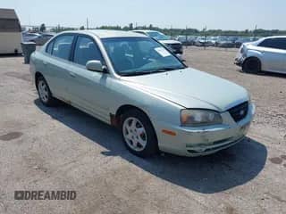 2004 Hyundai Elantra GLS with VIN KMHDN46D84U744038, listed as a IAAI auction lot 43017219 with 210,309 mi miles and . Bid and sale history available at DreamBid. Image 1.