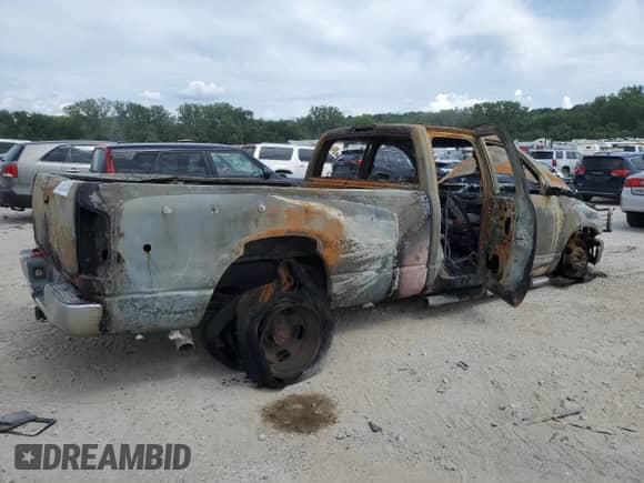 2007 Dodge 3500 SLT with VIN 3D7ML48A37G820209, listed as a Copart auction lot 60395205 with Not provided miles and Non repairable. Bid and sale history available at DreamBid. Image 3.