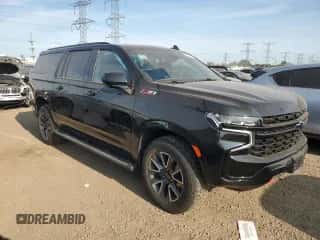 2023 Chevrolet Suburban Z71 с VIN 1GNSKDKD9PR110388, выставлен на аукционе Copart как лот 72039095 с пробегом 43 395 миль миль и Списание • Salvage title. История ставок и продаж доступна на DreamBid. Изображение 4.