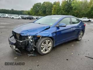 2017 Hyundai Elantra SE with VIN 5NPD84LF3HH043148, listed as a Copart auction lot 82039725 with 99,937 mi miles and Salvage title. Bid and sale history available at DreamBid. Image 1.