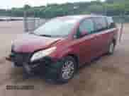 2012 Toyota Sienna XLE AAS with VIN 5TDYK3DC6CS255241, listed as a IAAI auction lot 42816994 with 173,913 mi miles and . Bid and sale history available at DreamBid. Image 2.