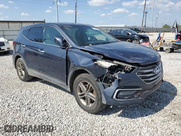 2017 Hyundai Santa Fe 2.4L with VIN 5XYZTDLB6HG441771, listed as a Copart auction lot 81745675 with 136,514 mi miles and Salvage title. Bid and sale history available at DreamBid. Image 4.