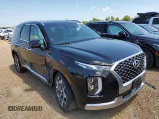 2021 Hyundai Palisade Calligraphy с VIN KM8R7DHE6MU271553, выставлен на аукционе Copart как лот 58799043 с пробегом 57 144 миль миль и . История ставок и продаж доступна на DreamBid. Изображение 4.