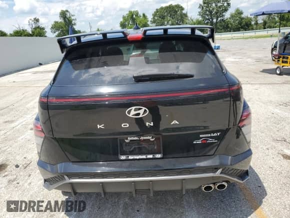 2024 Hyundai Kona N Line с VIN KM8HACA35RU104916, выставлен на аукционе Copart как лот 66387175 с пробегом 7 523 миль миль и Списание • Salvage title. История ставок и продаж доступна на DreamBid. Изображение 6.
