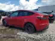 2021 Tesla Model Y Performance with VIN 5YJYGDEF5MF250733, listed as a Copart auction lot 60679894 with 21,085 mi miles and Non repairable. Bid and sale history available at DreamBid. Image 2.