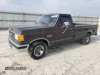 1991 Ford F-150 z VIN 1FTEF15N9MLA28124, wystawiony jako Copart lot #83220464 z przebiegiem 49 411 mil mil oraz Szkoda całkowita • Salvage title. Historia ofert i sprzedaży dostępna na DreamBid. Obrazek 1.