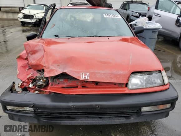 1990 Honda Civic with VIN 2HGED6341LH558159, listed as a Copart auction lot 84926234 with 1,554,163 mi miles and Salvage title. Bid and sale history available at DreamBid. Image 5.
