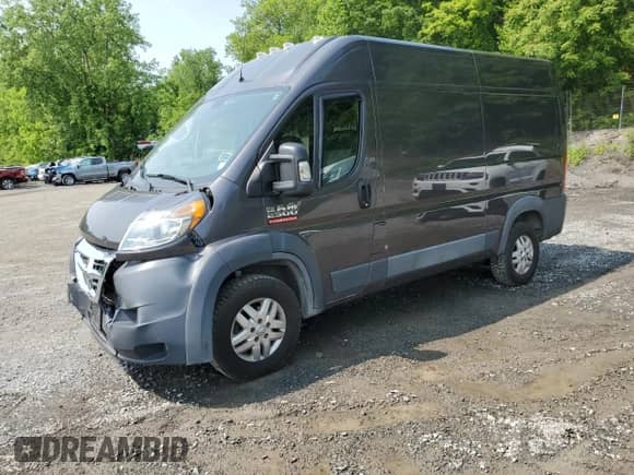 2018 Ram ProMaster Cargo z VIN 3C6TRVCG9JE124891, wystawiony jako Copart lot #58913345 z przebiegiem 89 285 mil mil oraz Szkoda całkowita • Salvage title. Historia ofert i sprzedaży dostępna na DreamBid. Obrazek 1.