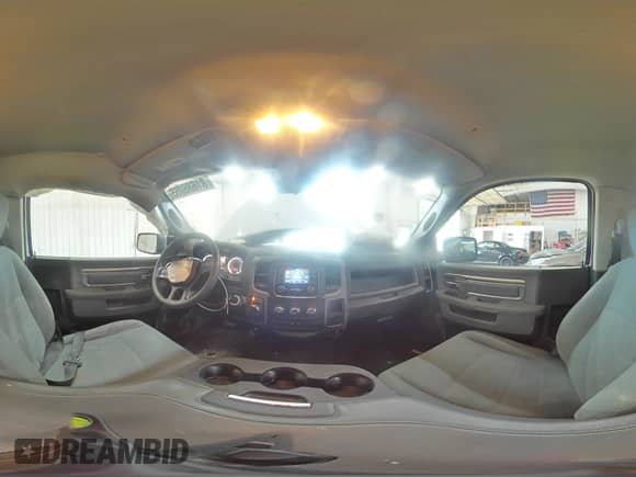 2018 Ram 1500 Tradesman with VIN 3C6JR6DT1JG202741, listed as a Copart auction lot 81686055 with 92,367 mi miles and Salvage title. Bid and sale history available at DreamBid. Image 14.