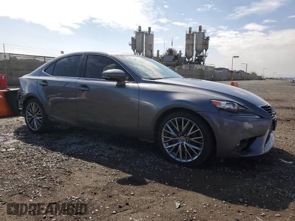 2015 Lexus IS 250 with VIN JTHBF1D23F5066903, listed as a Copart auction lot 81073395 with 99,372 mi miles and Salvage title. Bid and sale history available at DreamBid. Image 4.