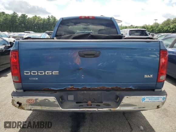2004 Dodge 1500 SLT с VIN 1D7HA18N94S514449, выставлен на аукционе Copart как лот 71400695 с пробегом 112 151 миль миль и Списание • Salvage title. История ставок и продаж доступна на DreamBid. Изображение 6.