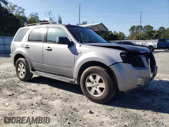 2008 Mercury Mariner with VIN 4M2CU91Z78KJ39202, listed as a Copart auction lot 80437014 with 205,709 mi miles and Salvage title. Bid and sale history available at DreamBid. Image 4.