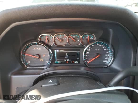 2019 Chevrolet Silverado 1500 LT with VIN 2GCVKPEC6K1240687, listed as a Copart auction lot 80646435 with 76,157 mi miles and Salvage title. Bid and sale history available at DreamBid. Image 9.