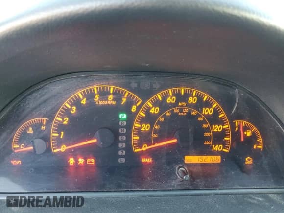 2005 Toyota Camry LE with VIN 4T1BE32K75U951754, listed as a Copart auction lot 89523315 with 192,106 mi miles and Salvage title. Bid and sale history available at DreamBid. Image 9.