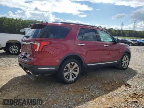2019 Ford Explorer Limited z VIN 1FM5K7F83KGA64139, wystawiony jako Copart lot #85707055 z przebiegiem 76 221 mil mil oraz Czysty tytuł • Clean title. Historia ofert i sprzedaży dostępna na DreamBid. Obrazek 3.