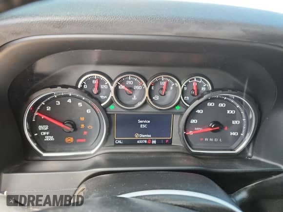 2021 Chevrolet Silverado 1500 RST with VIN 1GCUYEED3MZ353305, listed as a Copart auction lot 70902515 with 63,378 mi miles and Salvage title. Bid and sale history available at DreamBid. Image 9.