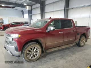 2019 Chevrolet Silverado 1500 LTZ with VIN 3GCUYGED2KG118743, listed as a Copart auction lot 85847045 with 79,182 mi miles and Salvage title. Bid and sale history available at DreamBid. Image 1.