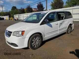 2016 Dodge Grand Caravan SE with VIN 2C4RDGBG7GR370375, listed as a Copart auction lot 80007635 with 105,908 mi miles and Salvage title. Bid and sale history available at DreamBid. Image 1.