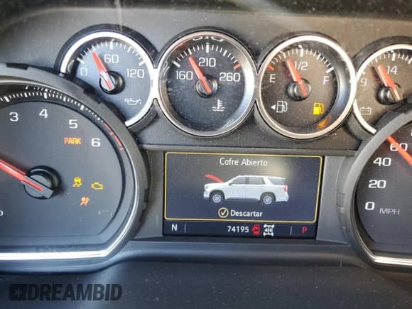 2021 Chevrolet Suburban RST с VIN 1GNSKEKD8MR193782, выставлен на аукционе Copart как лот 82821484 с пробегом 74 195 миль миль и Списание • Salvage title. История ставок и продаж доступна на DreamBid. Изображение 9.