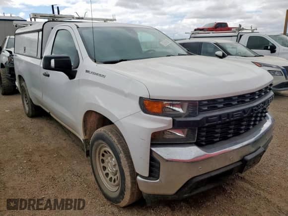 2021 Chevrolet Silverado 1500 Work Truck with VIN 3GCNYAEH8MG475996, listed as a Copart auction lot 80923015 with 130,707 mi miles and Clean title. Bid and sale history available at DreamBid. Image 4.