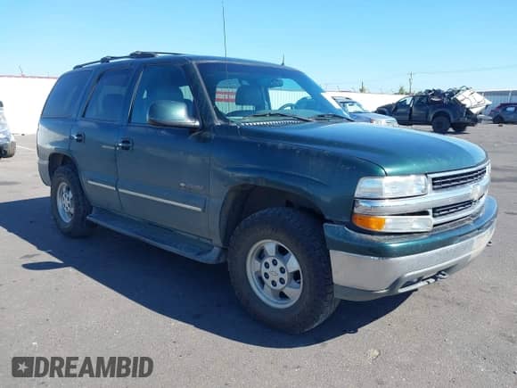 2002 Chevrolet Tahoe LT with VIN 1GNEK13Z02J163297, listed as a IAAI auction lot 43281684 with 273,034 mi miles and . Bid and sale history available at DreamBid. Image 1.