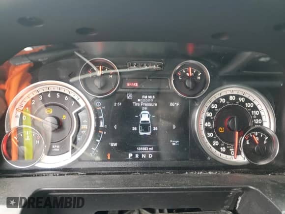 2017 Ram 1500 Sport with VIN 1C6RR7UT4HS766511, listed as a Copart auction lot 54931515 with 131,083 mi miles and Clean title. Bid and sale history available at DreamBid. Image 9.