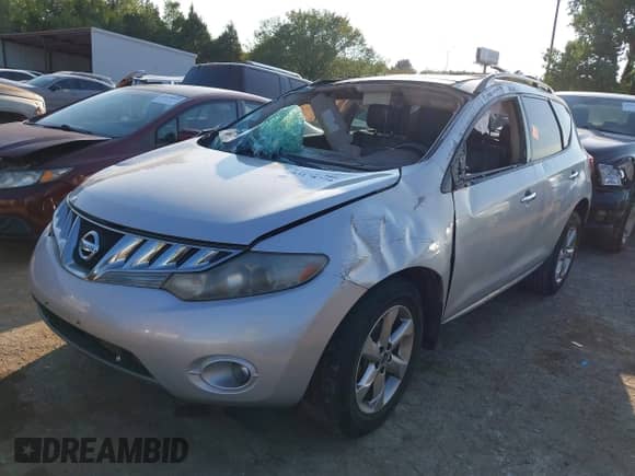 2010 Nissan Murano SL with VIN JN8AZ1MU3AW019478, listed as a IAAI auction lot 43178779 with 186,566 mi miles and . Bid and sale history available at DreamBid. Image 2.