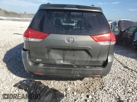2012 Toyota Sienna LE with VIN 5TDKK3DC4CS179802, listed as a Copart auction lot 84264155 with 241,326 mi miles and Clean title. Bid and sale history available at DreamBid. Image 6.