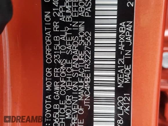 2024 Toyota Corolla XSE z VIN JTNC4MBE1R3227562, wystawiony jako Copart lot #42826235 z przebiegiem 10 932 mil mil oraz Szkoda całkowita • Salvage title. Historia ofert i sprzedaży dostępna na DreamBid. Obrazek 13.