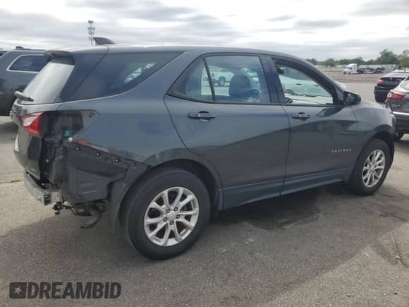 2018 Chevrolet Equinox LS with VIN 3GNAXREV1JS588873, listed as a Copart auction lot 71904665 with 63,602 mi miles and Salvage title. Bid and sale history available at DreamBid. Image 3.
