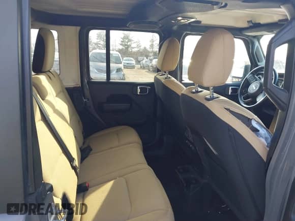 2022 Jeep Wrangler Unlimited Sport с VIN 1C4HJXDN7NW156538, выставлен на аукционе IAAI как лот 41526074 с пробегом 27 082 миль миль и . История ставок и продаж доступна на DreamBid. Изображение 8.