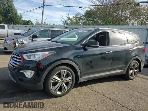 2015 Hyundai Santa Fe Limited with VIN KM8SR4HF0FU090746, listed as a Copart auction lot 84706775 with 151,420 mi miles and Salvage title. Bid and sale history available at DreamBid. Image 14.