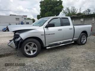 2012 Ram 1500 Big Horn with VIN 1C6RD6GT8CS137430, listed as a Copart auction lot 72021285 with 96,891 mi miles and Salvage title. Bid and sale history available at DreamBid. Image 1.