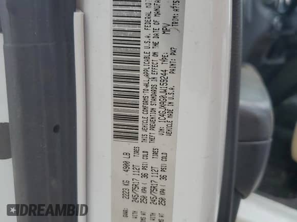 2018 Jeep Wrangler Sport с VIN 1C4GJXAG0JW159244, выставлен на аукционе Copart как лот 59390675 с пробегом Не указан миль и Списание • Salvage title. История ставок и продаж доступна на DreamBid. Изображение 13.