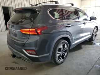 2020 Hyundai Santa Fe SEL with VIN 5NMS3CAA9LH293202, listed as a Copart auction lot 72715452 with 33,881 mi miles and . Bid and sale history available at DreamBid. Image 3.