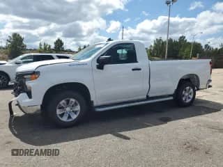 2025 Chevrolet Silverado 1500 Work Truck с VIN 3GCNAAED1SG365970, выставлен на аукционе Copart как лот 72084645 с пробегом 608 миль миль и Чистый • Clean title. История ставок и продаж доступна на DreamBid. Изображение 1.