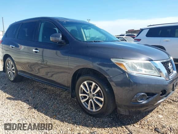 2013 Nissan Pathfinder Platinum z VIN 5N1AR2MM3DC605746, wystawiony jako IAAI lot #43453443 z przebiegiem 184 664 mil mil oraz . Historia ofert i sprzedaży dostępna na DreamBid. Obrazek 1.