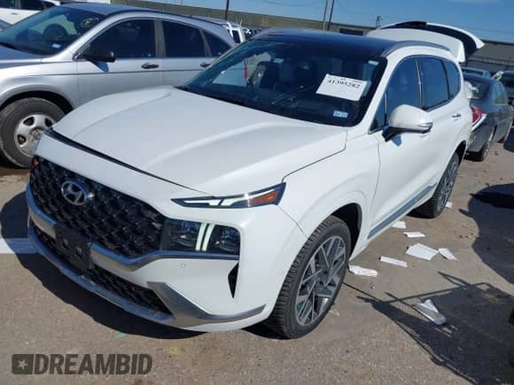 2021 Hyundai Santa Fe Calligraphy с VIN 5NMS5DAL1MH360376, выставлен на аукционе IAAI как лот 41395282 с пробегом 50 275 миль миль и . История ставок и продаж доступна на DreamBid. Изображение 2.