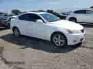 2008 Lexus IS 250 with VIN JTHCK262385016346, listed as a Copart auction lot 66048705 with 216,154 mi miles and Salvage title. Bid and sale history available at DreamBid. Image 4.