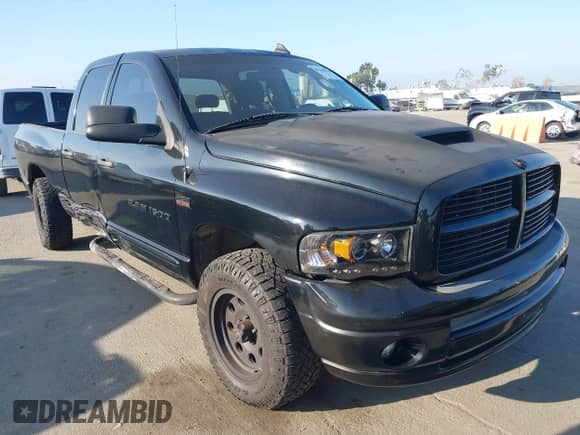 2005 Dodge 1500 SLT with VIN 1D7HA18D05S339775, listed as a IAAI auction lot 43348324 with 184,454 mi miles and . Bid and sale history available at DreamBid. Image 1.