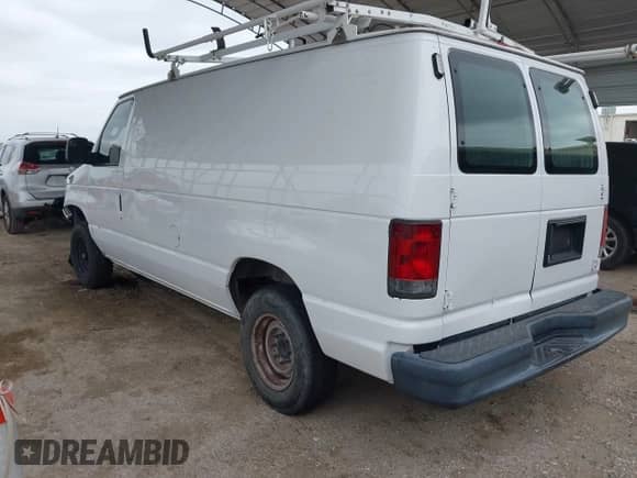 2013 Ford Econoline Cargo Commercial with VIN 1FTNE1EW3DDA23099, listed as a IAAI auction lot 42378723 with 148,512 mi miles and . Bid and sale history available at DreamBid. Image 3.