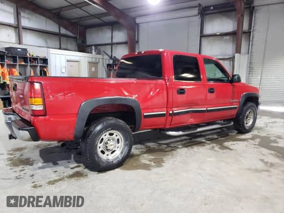2002 Chevrolet Silverado 1500HD LS with VIN 1GCGC13UX2F247813, listed as a Copart auction lot 47853405 with 405,716 mi miles and Salvage title. Bid and sale history available at DreamBid. Image 3.