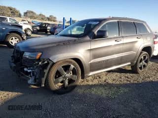 2016 Jeep Grand Cherokee High Altitude with VIN 1C4RJECM4GC344844, listed as a Copart auction lot 88045735 with 115,302 mi miles and Salvage title. Bid and sale history available at DreamBid. Image 1.