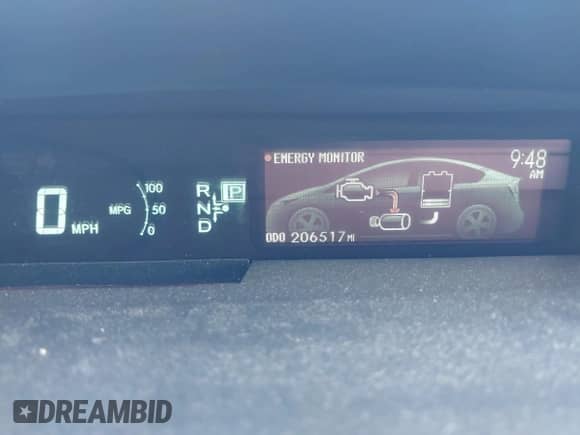 2012 Toyota Prius One z VIN JTDKN3DU1C0333661, wystawiony jako IAAI lot #42630644 z przebiegiem 206 517 mil mil oraz . Historia ofert i sprzedaży dostępna na DreamBid. Obrazek 15.