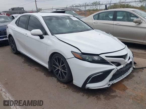 2023 Toyota Camry SE with VIN 4T1T11AK9PU800245, listed as a IAAI auction lot 42989278 with 40,590 mi miles and . Bid and sale history available at DreamBid. Image 1.