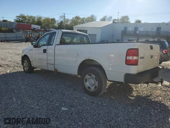 2007 Ford F-150 XL with VIN 1FTRF12217NA66595, listed as a Copart auction lot 87470945 with 129,441 mi miles and Clean title. Bid and sale history available at DreamBid. Image 2.