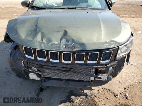 2020 Jeep Compass Limited with VIN 3C4NJDCB9LT216203, listed as a Copart auction lot 80500965 with 32,867 mi miles and Salvage title. Bid and sale history available at DreamBid. Image 11.